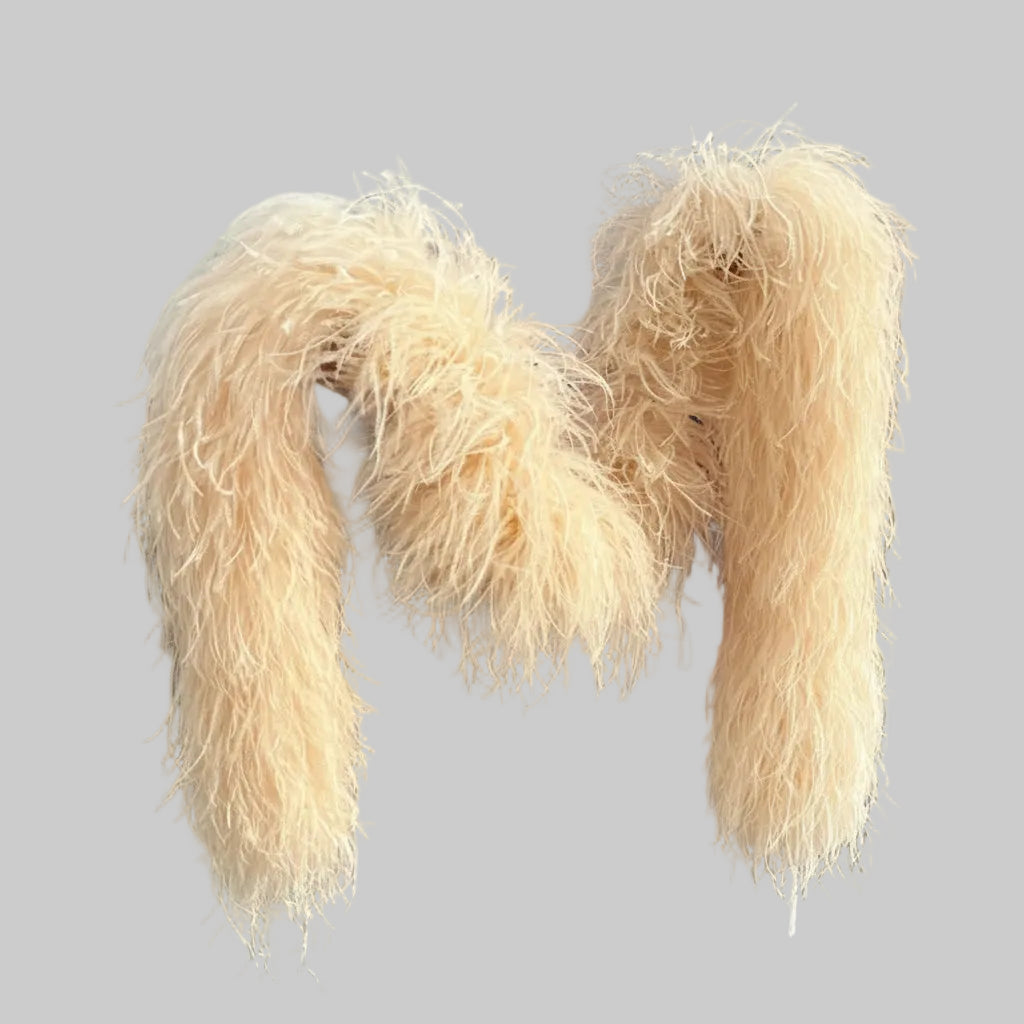High-Density Ostrich Feather Performance Boa