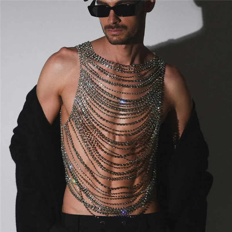 Crystal Chest & Bra Body Chain