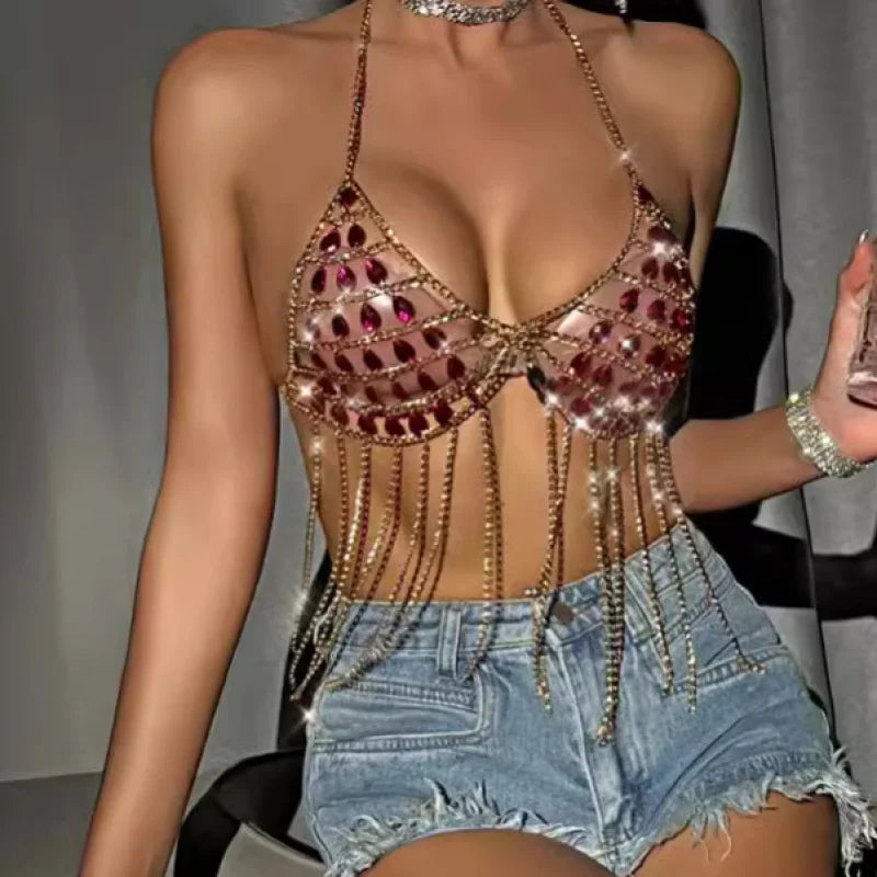 Tassel Camisole Bra Body Chain