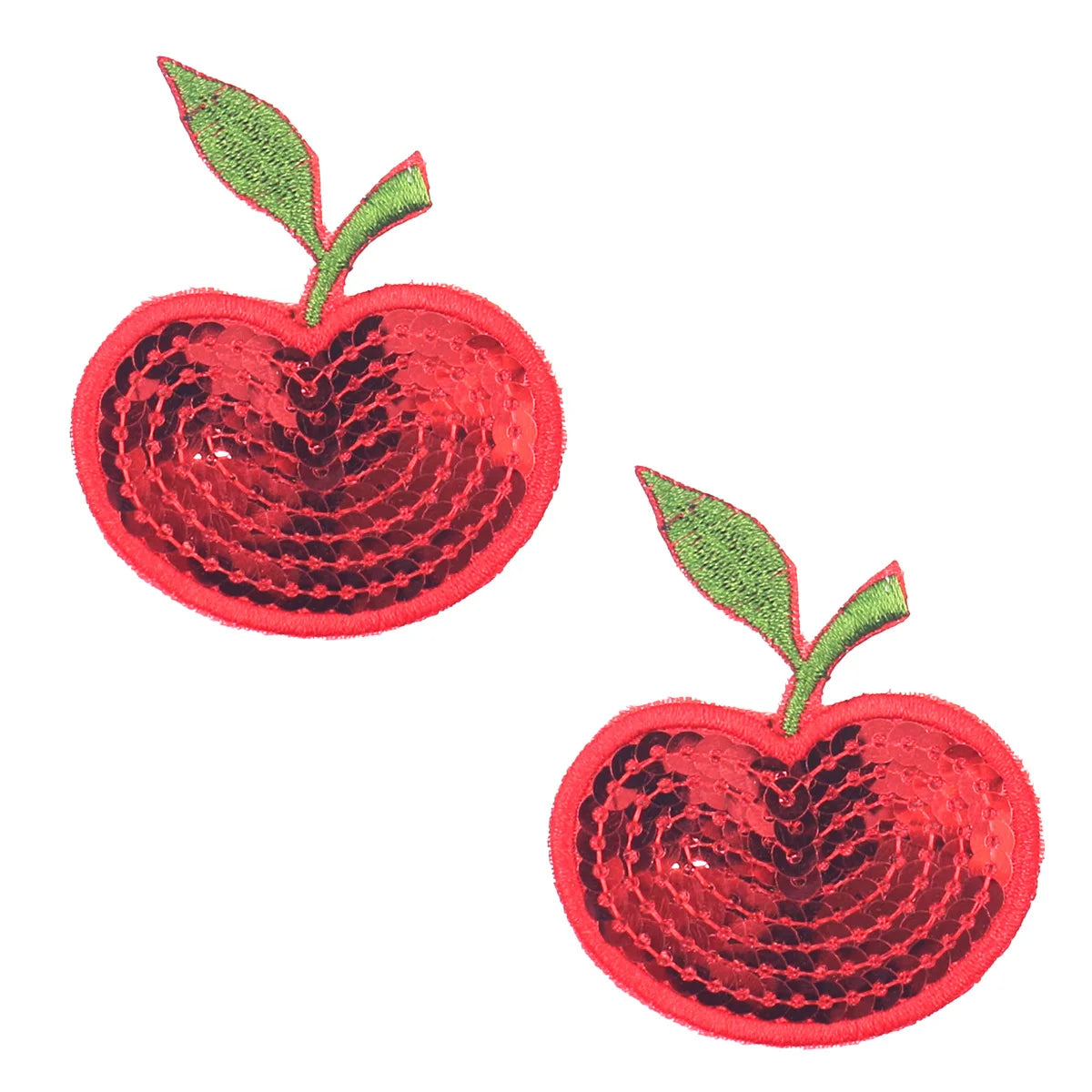 Sparkling Cherry & Fruit Sequined Nipple Pasties Set