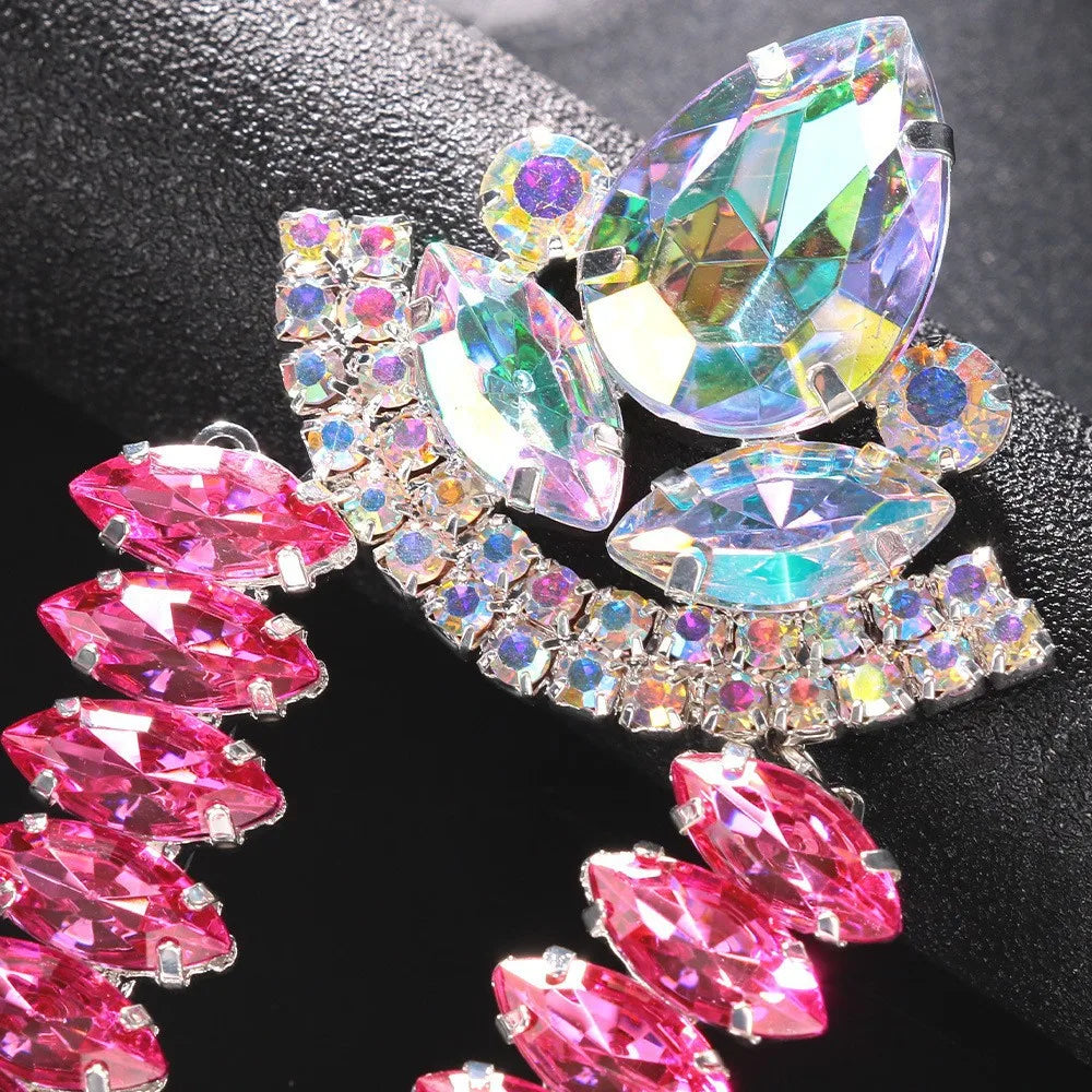 Shell Design Rhinestone Bra Chain