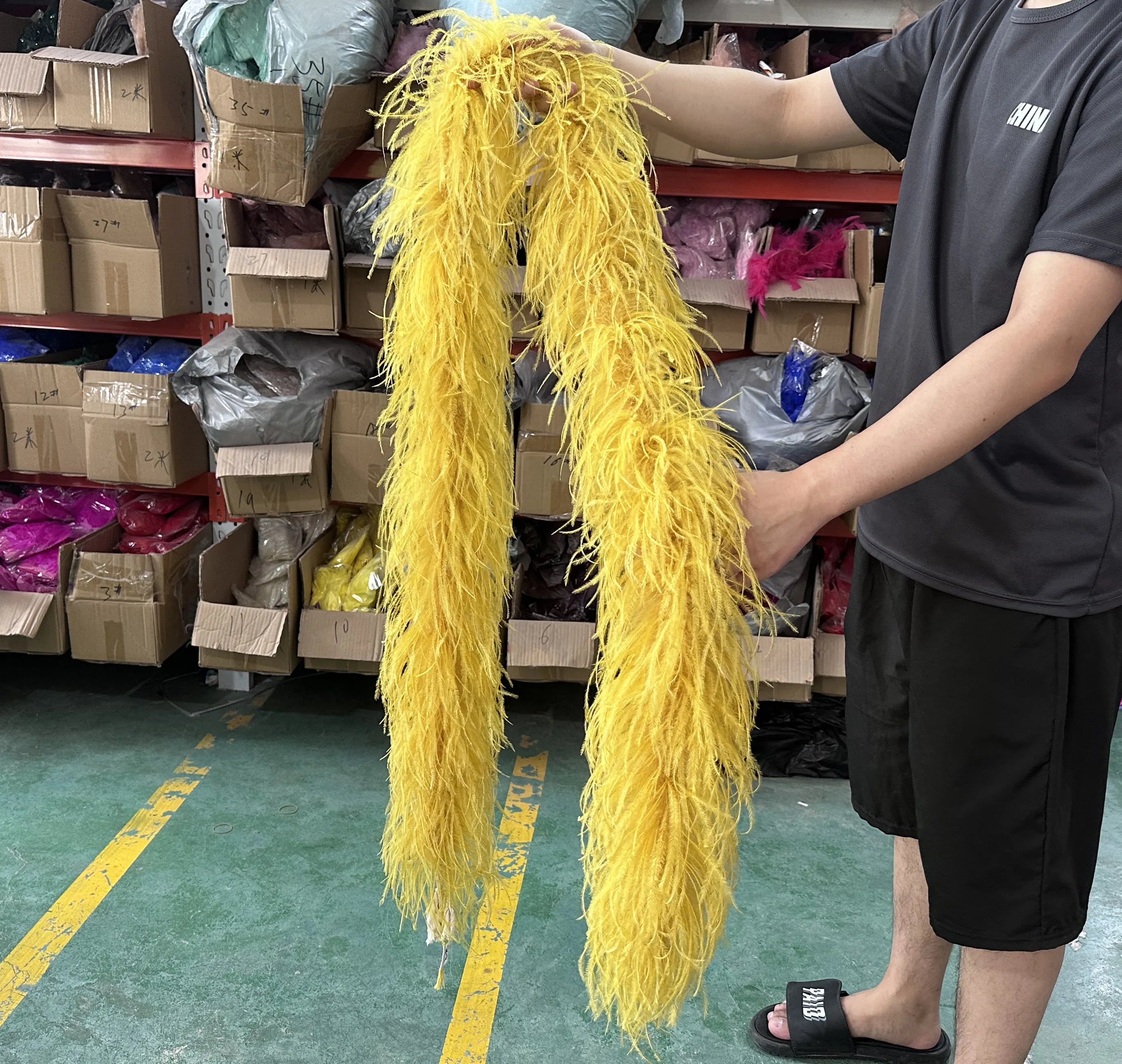 Multi-Ply Ostrich Feather Scarf Boa (2 Meters)