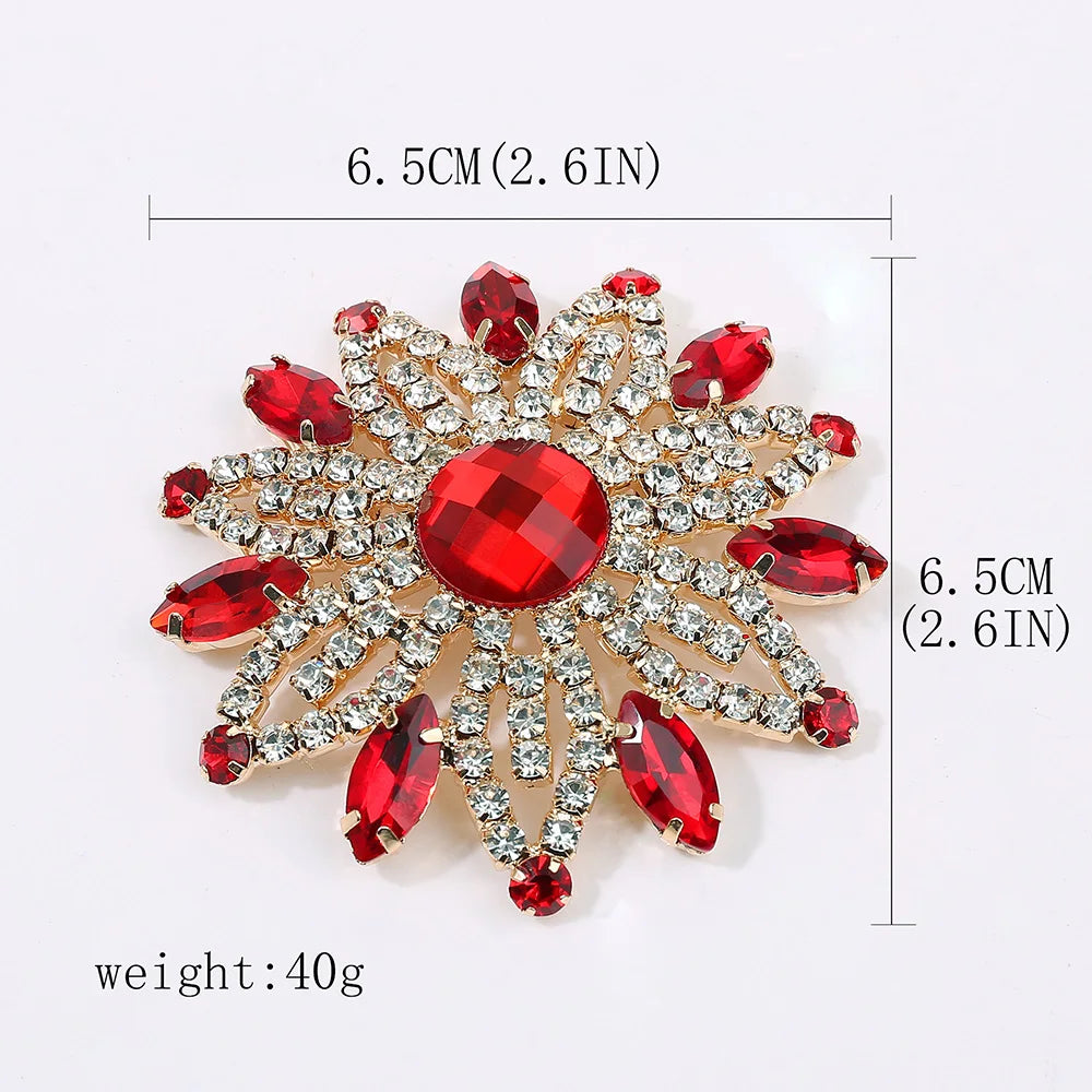 Sparkly Rhinestone Floral Sunburst Reusable Nipple Pasties Self-Adhesive Covers