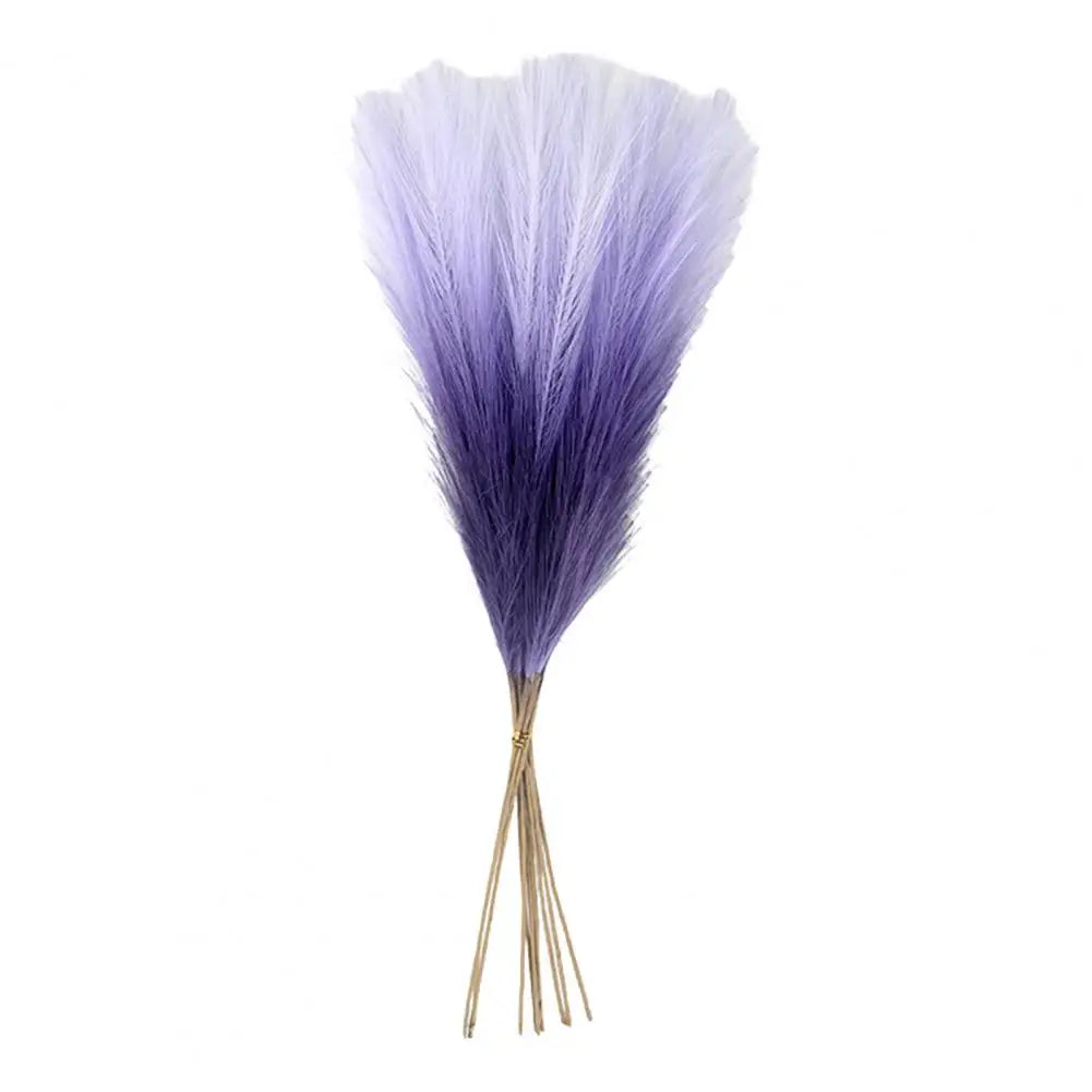 Deluxe Artificial Pampas Grass Fluffy Boho Floral Stem Set