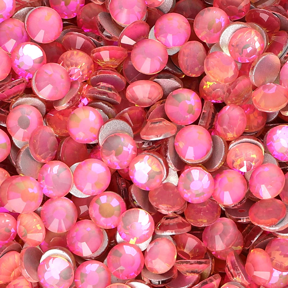 Glass Crystal Flatback Rhinestones SS3-SS30 Non-Hotfix Strass Stones Bulk Pack