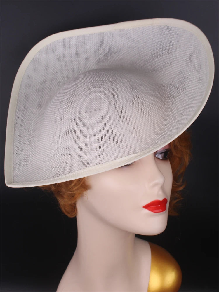30cm Teardrop Sinamay Fascinator Base DIY Millinery Headpiece Cocktail Hat Mold