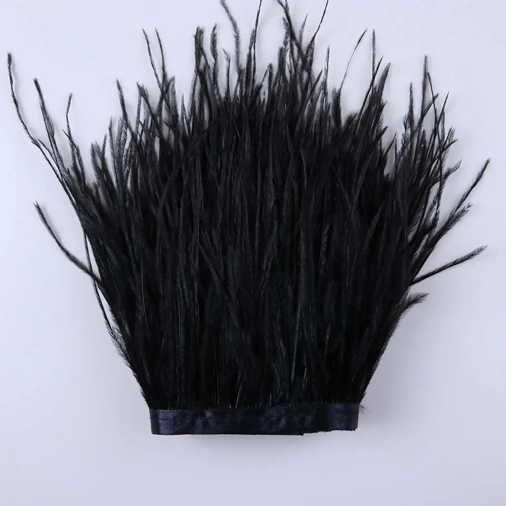 Natural Ostrich Feather Trim & Fringe