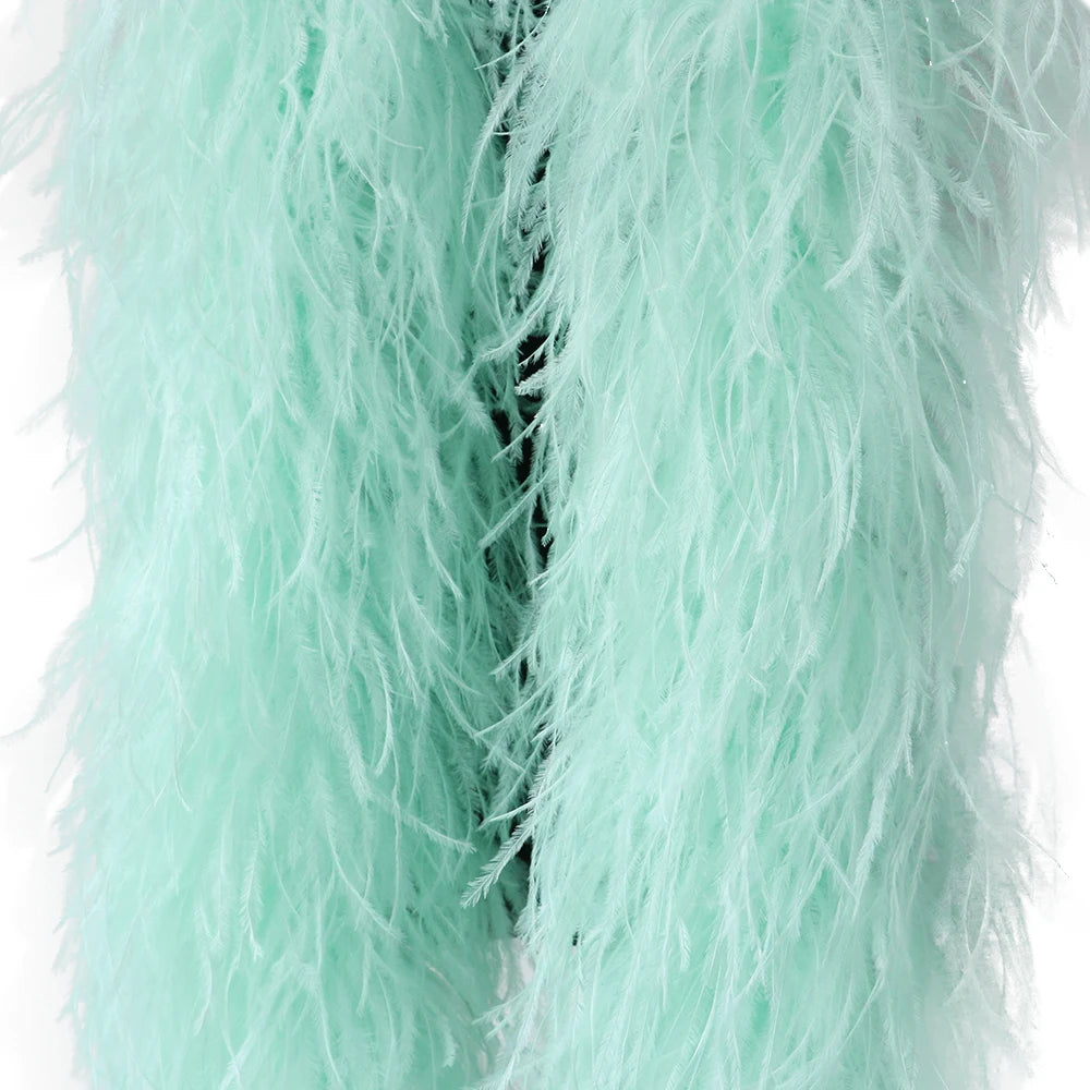 Ostrich Feather Trim Boa (1 Meter)