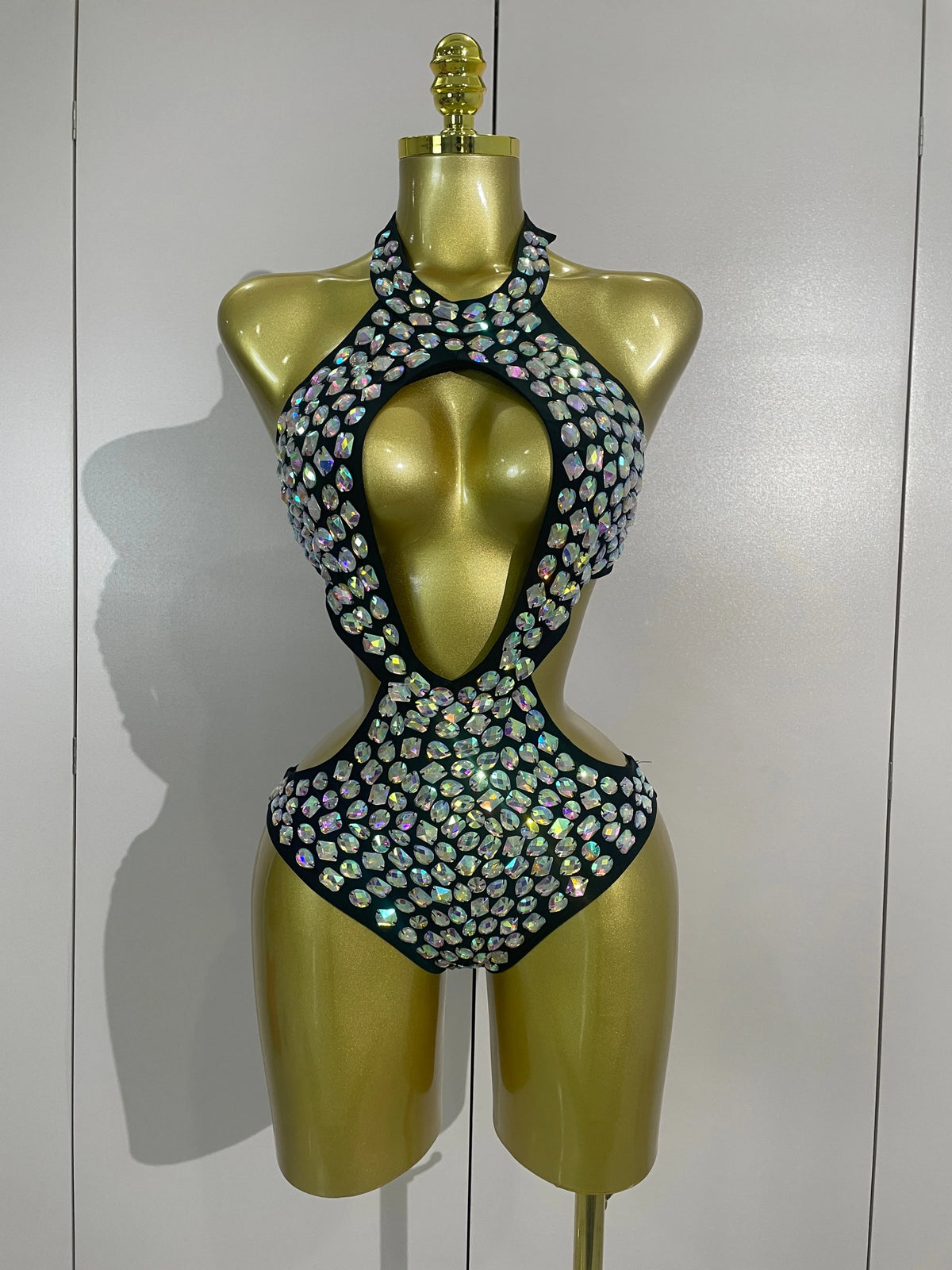 Gold Crystal Performance Bodysuit