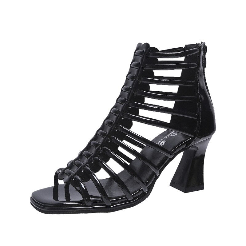 Sexy Roman Open Toe Gladiator High Heels