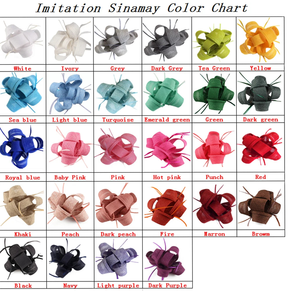 32x21cm Oval Sinamay Fascinator Base DIY Millinery Derby Hat Headpiece Mold