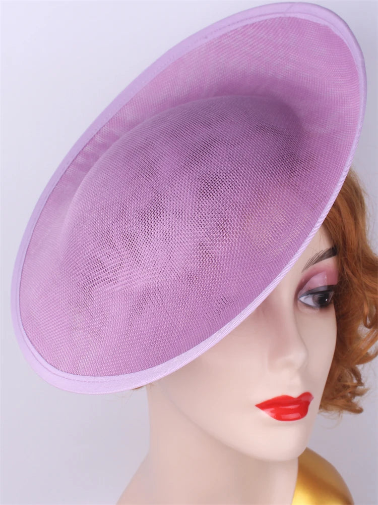 30cm Round Sinamay Fascinator Base DIY Millinery Headpiece Hat Making Blank