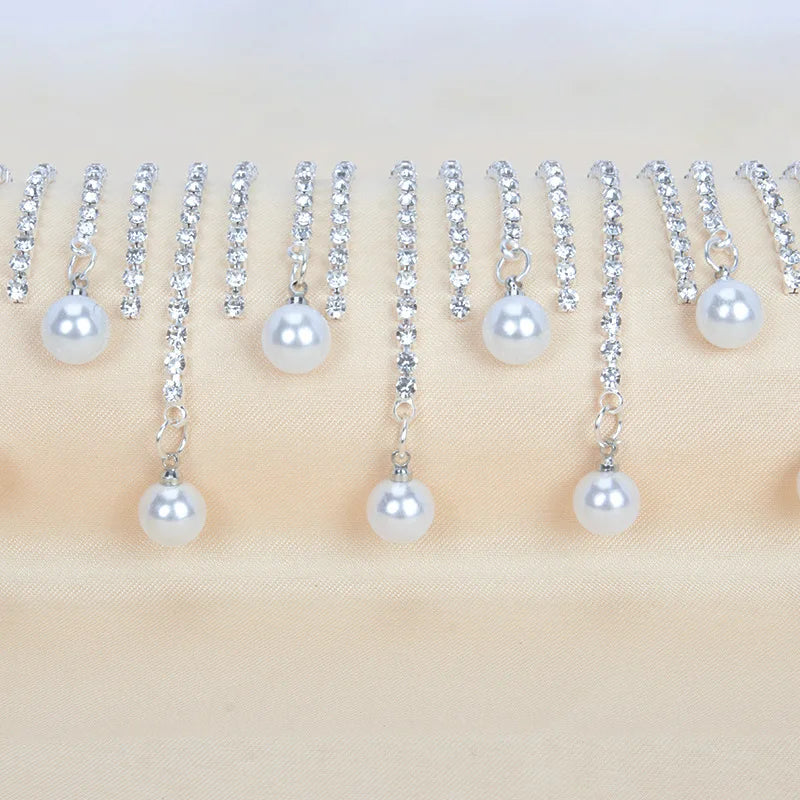 Halter Rhinestone Tassel Bra Body Chain