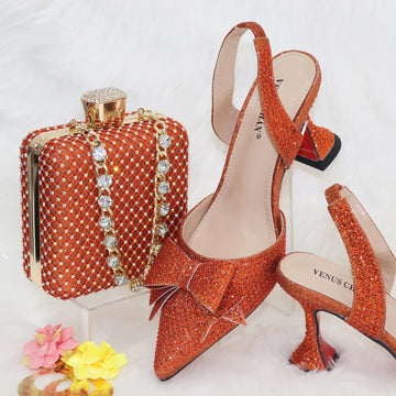 Versatile Party Shoes And Bag Set