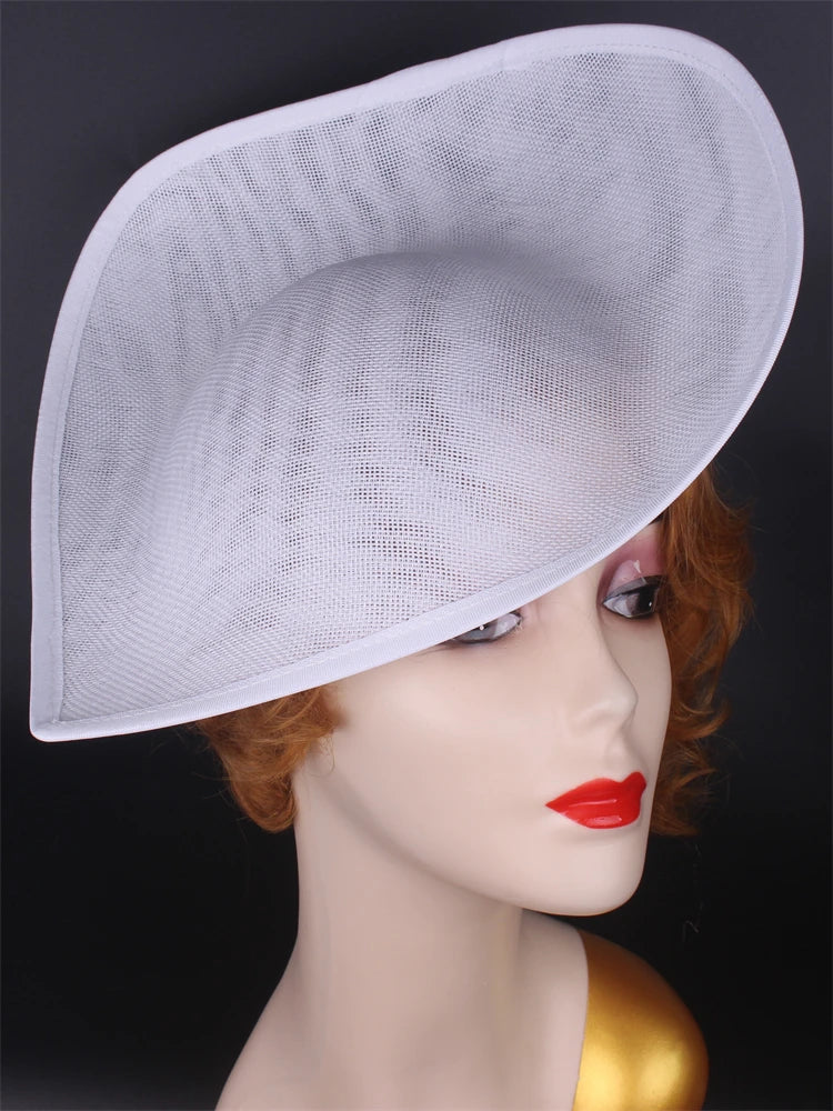 30cm Teardrop Sinamay Fascinator Base DIY Millinery Headpiece Cocktail Hat Mold