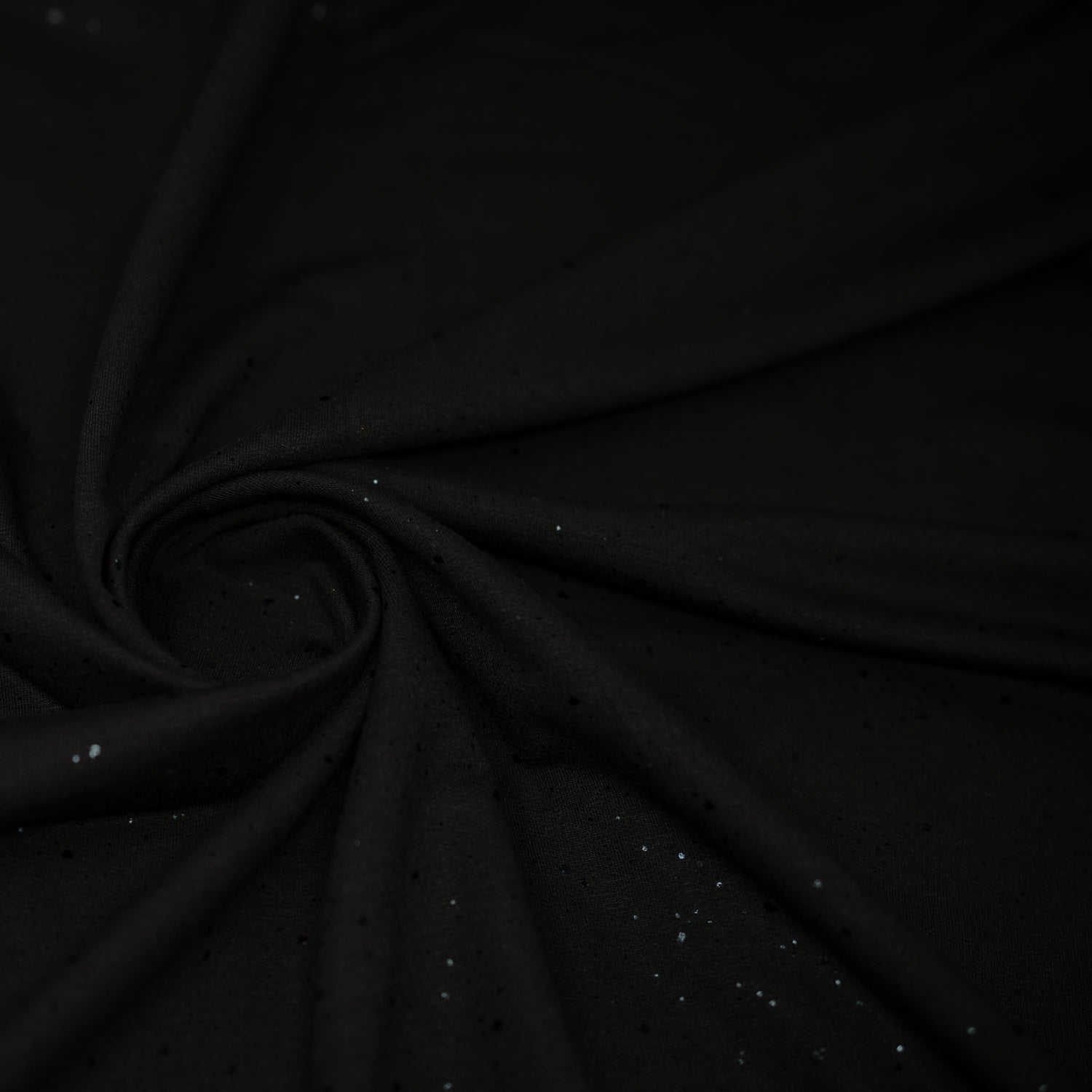 Stardust Foil Printed Stretch French Terry Fabric | Blue Moon Fabrics