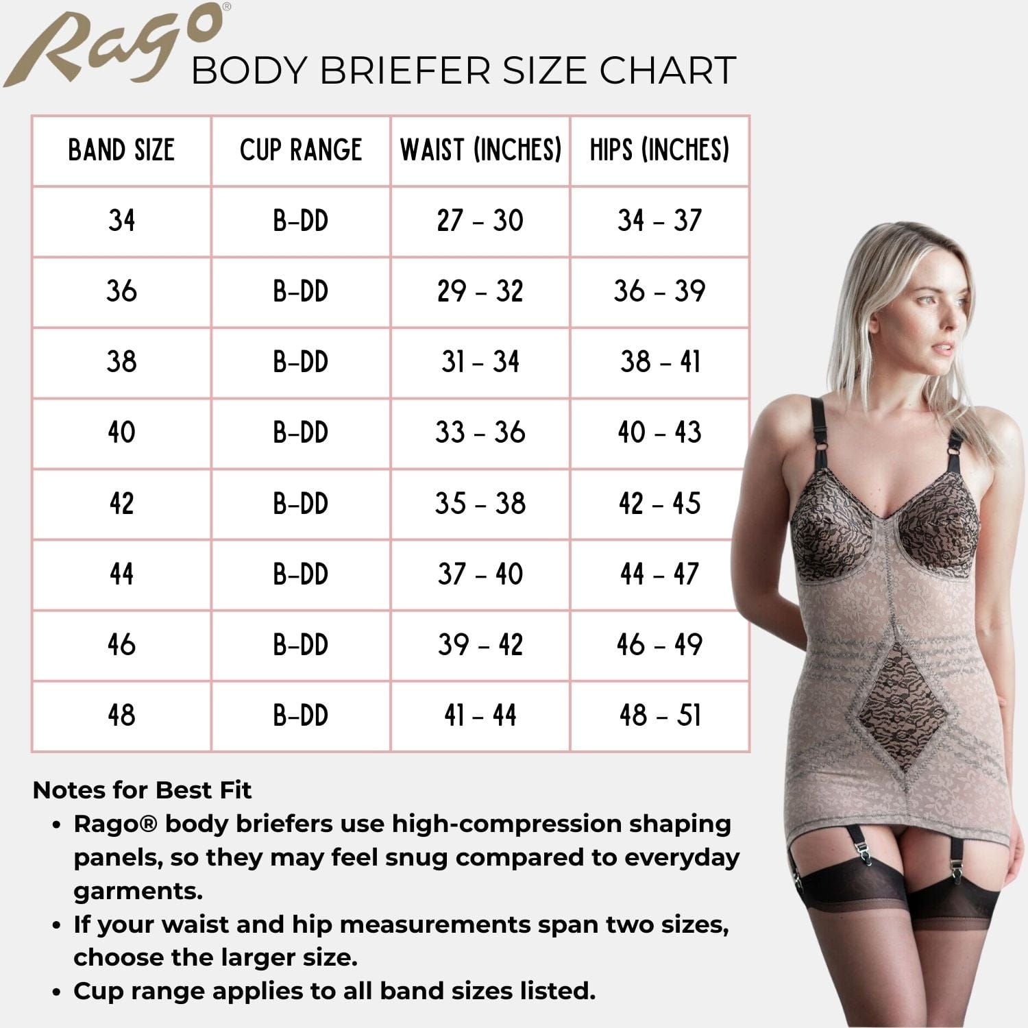 Style 9357 | Body Briefer Extra Firm Shaping  - Mocha/Black
