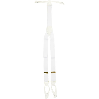 Vittorio Farina Men's Button End Suspender in Gift Box: 70% Polyester & 30% Elastomer