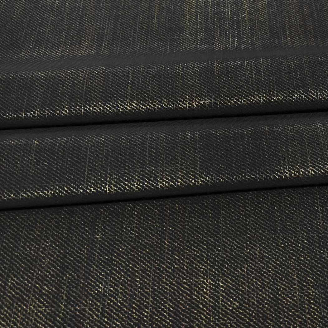 Denim Dream Rainbow Foiled Spandex Fabric | Blue Moon Fabric