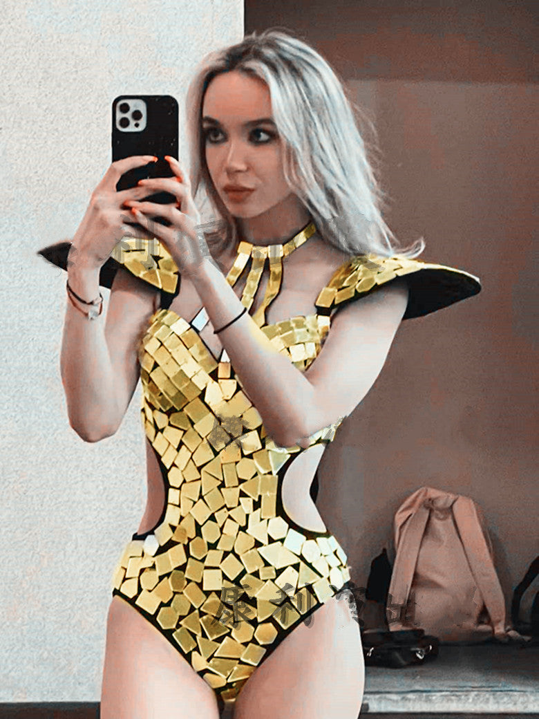 Mirror Performance Dance Dress