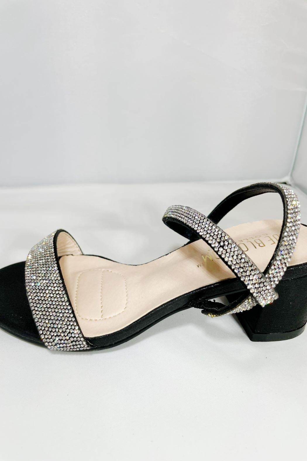 Rhinestone Slip-On Heel