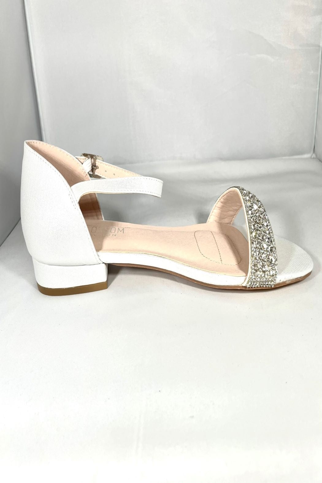 Rhinestone Strap Flat