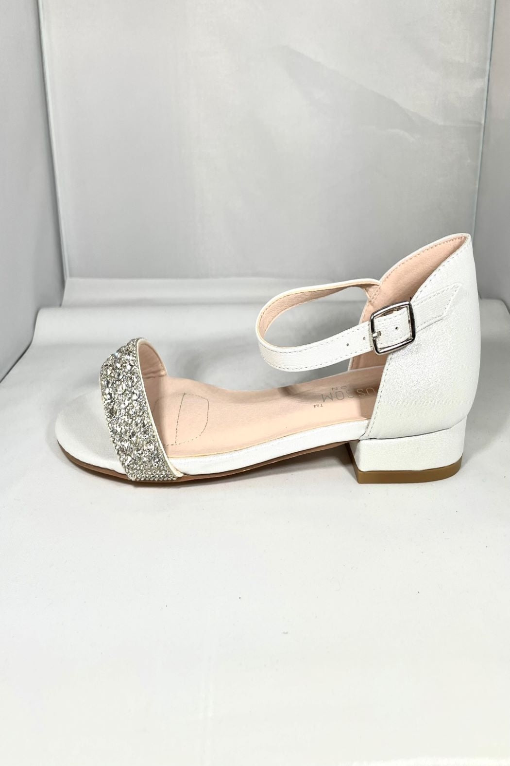 Rhinestone Strap Flat