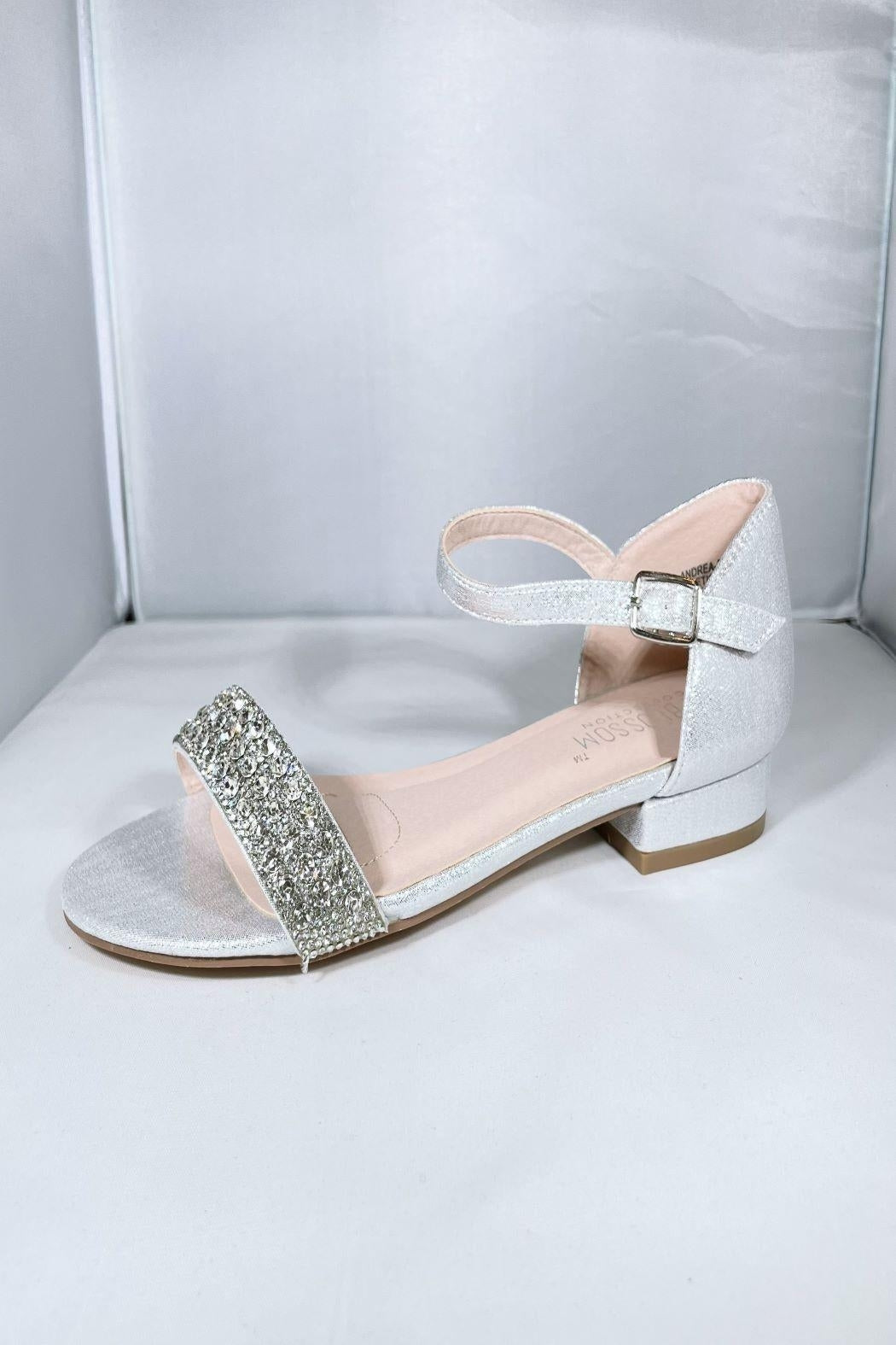 Rhinestone Strap Flat
