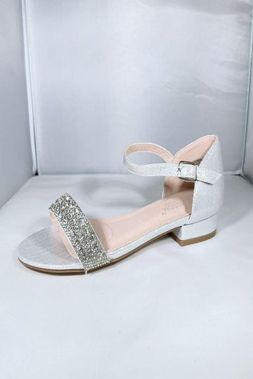 Rhinestone Strap Flat