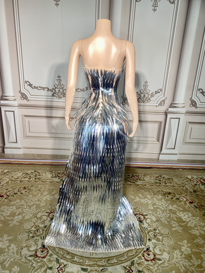 Luxury Sequined Evening Gown