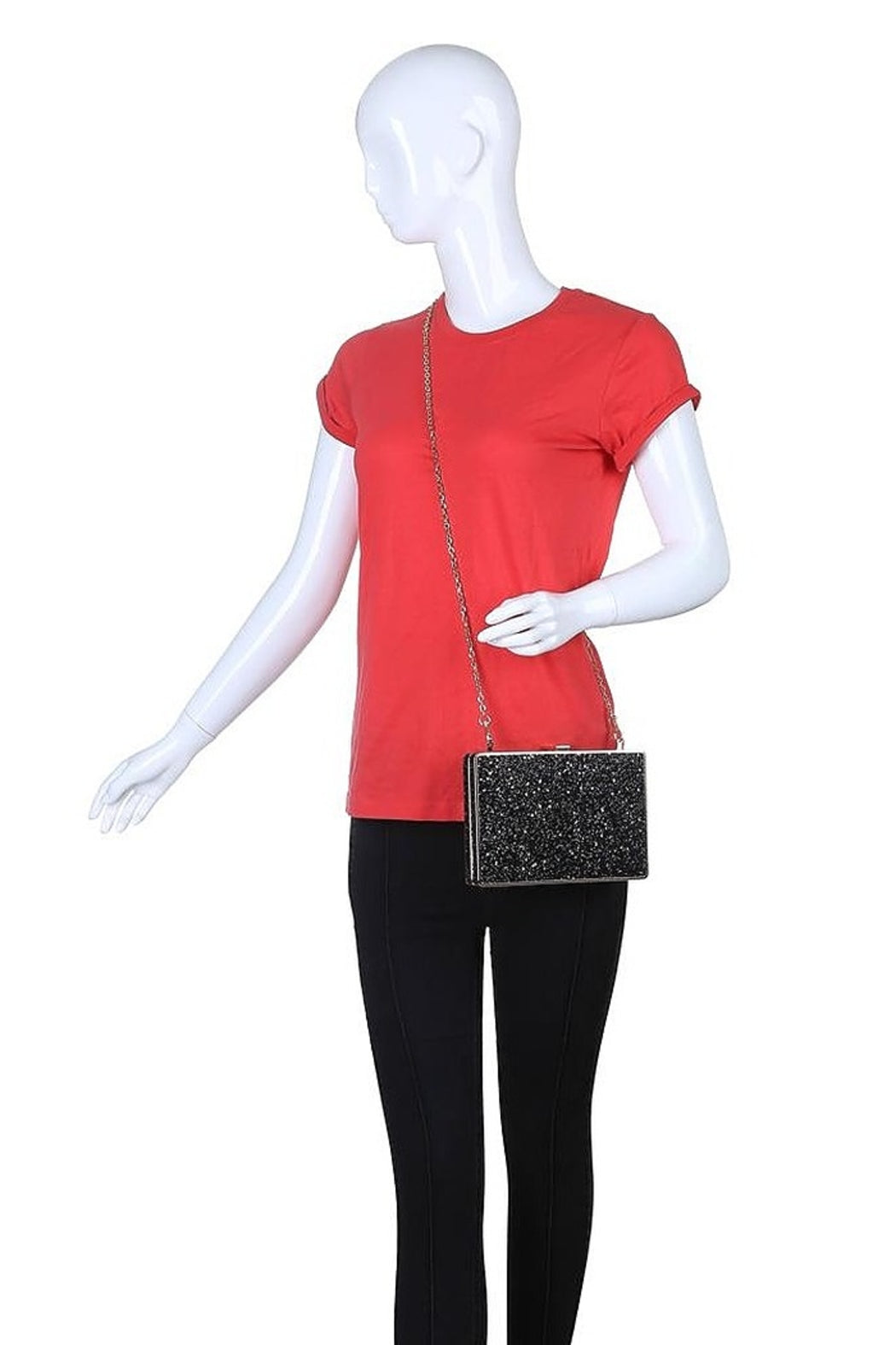 Edith Glitter Clutch