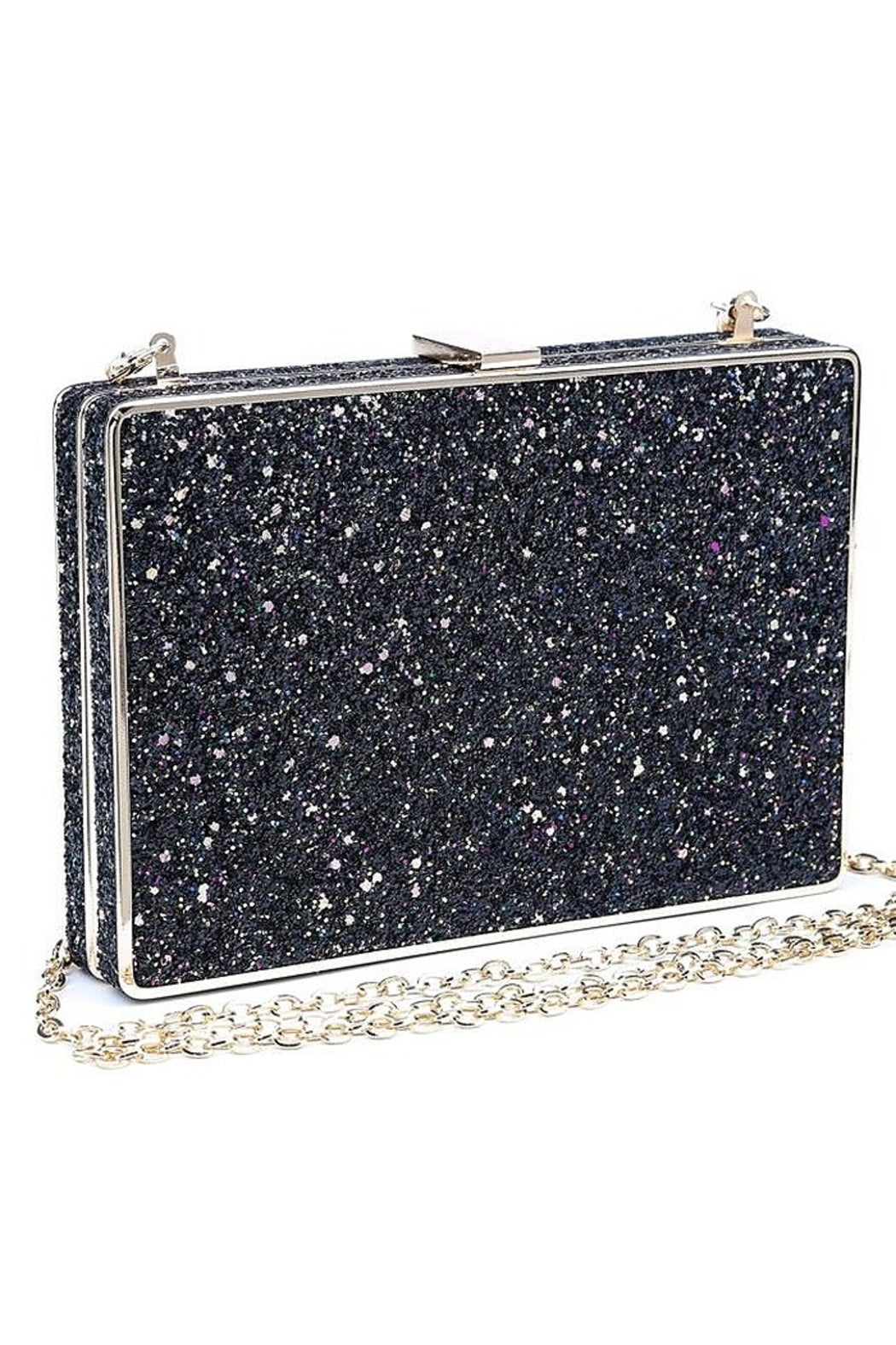 Edith Glitter Clutch