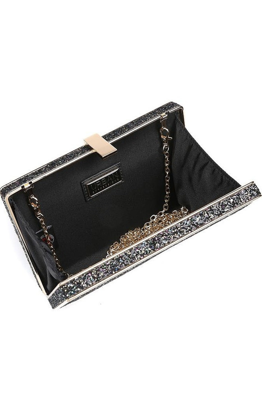 Edith Glitter Clutch