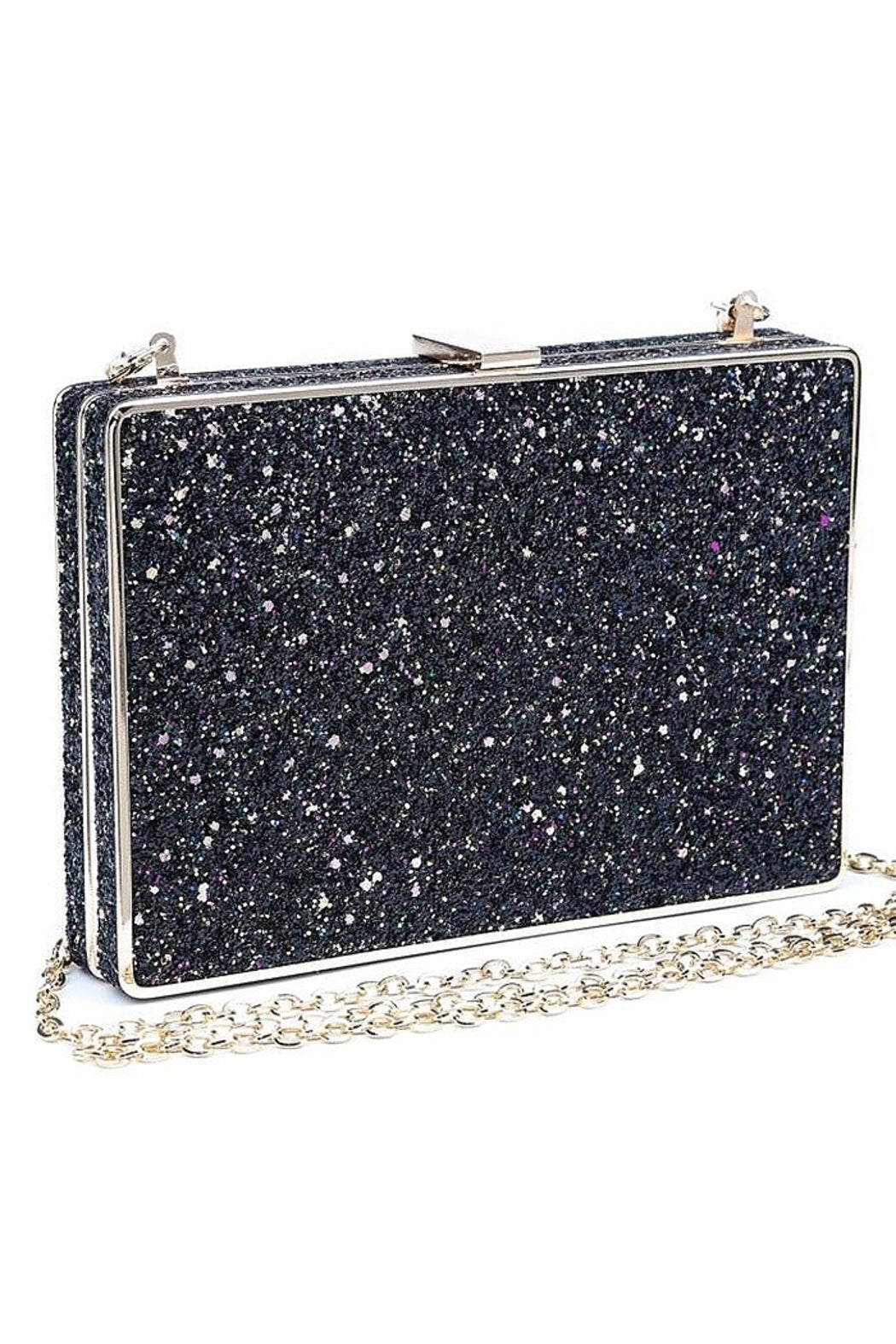 Edith Glitter Clutch
