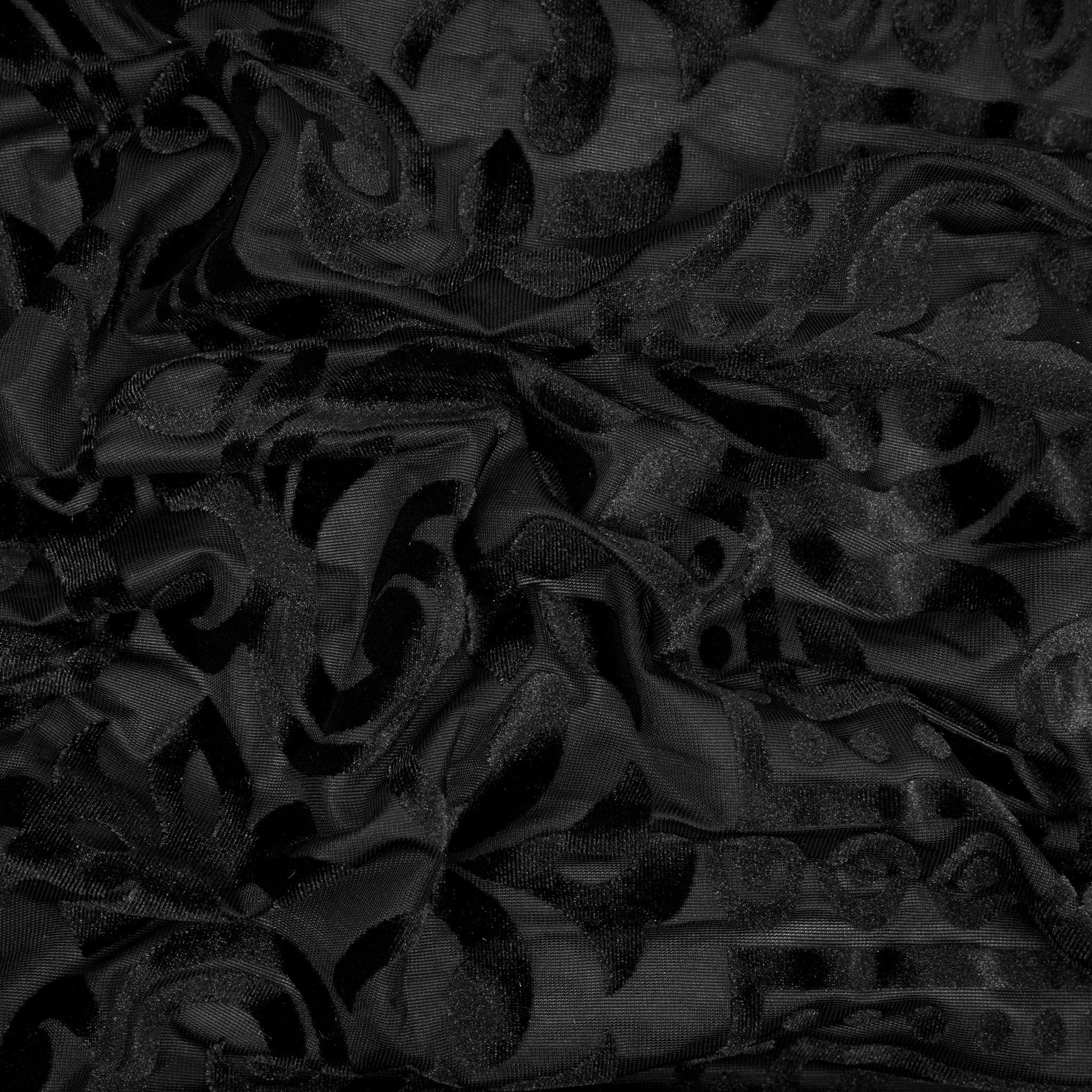 Ice Burnout Stretch Velvet Fabric | Blue Moon Fabrics