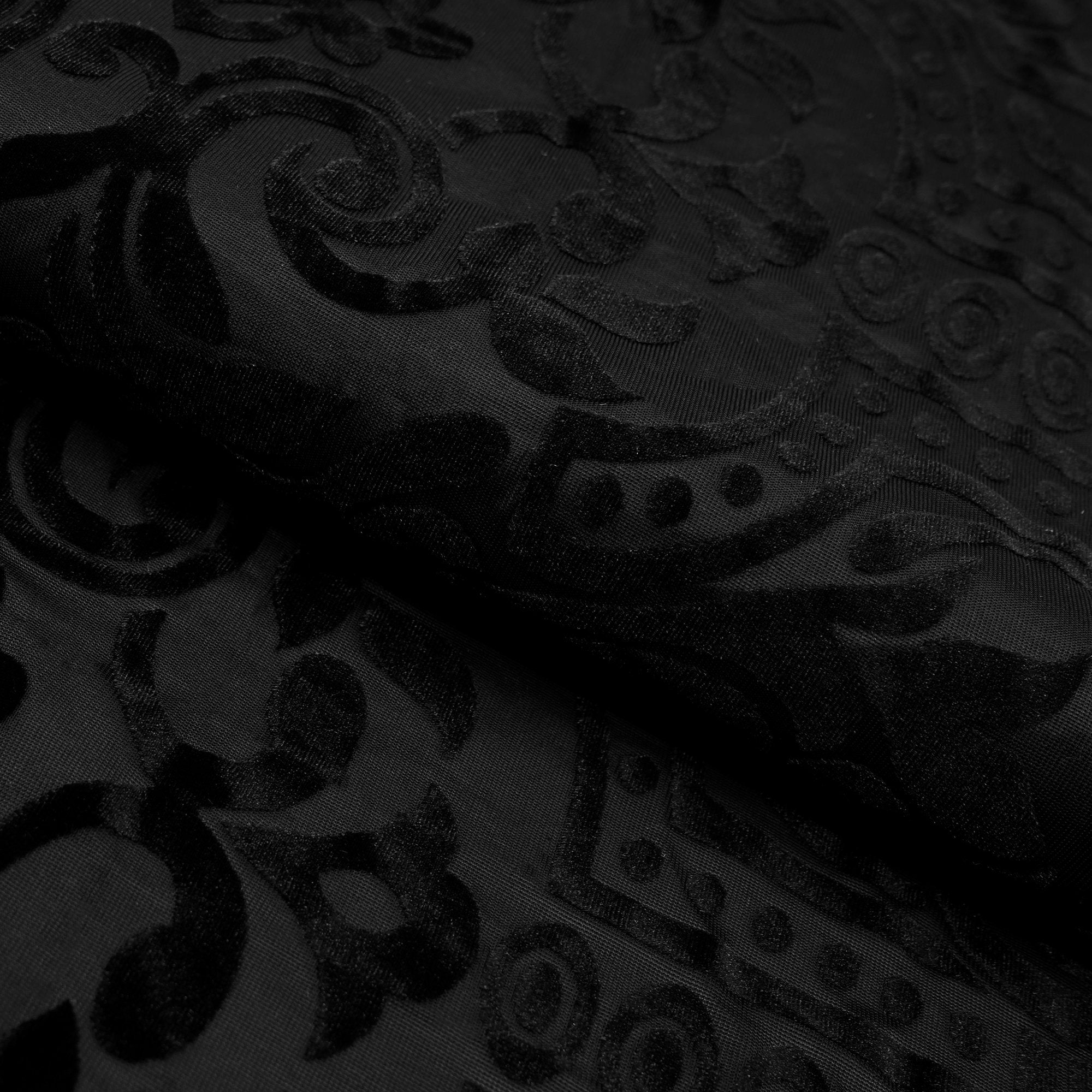 Ice Burnout Stretch Velvet Fabric | Blue Moon Fabrics