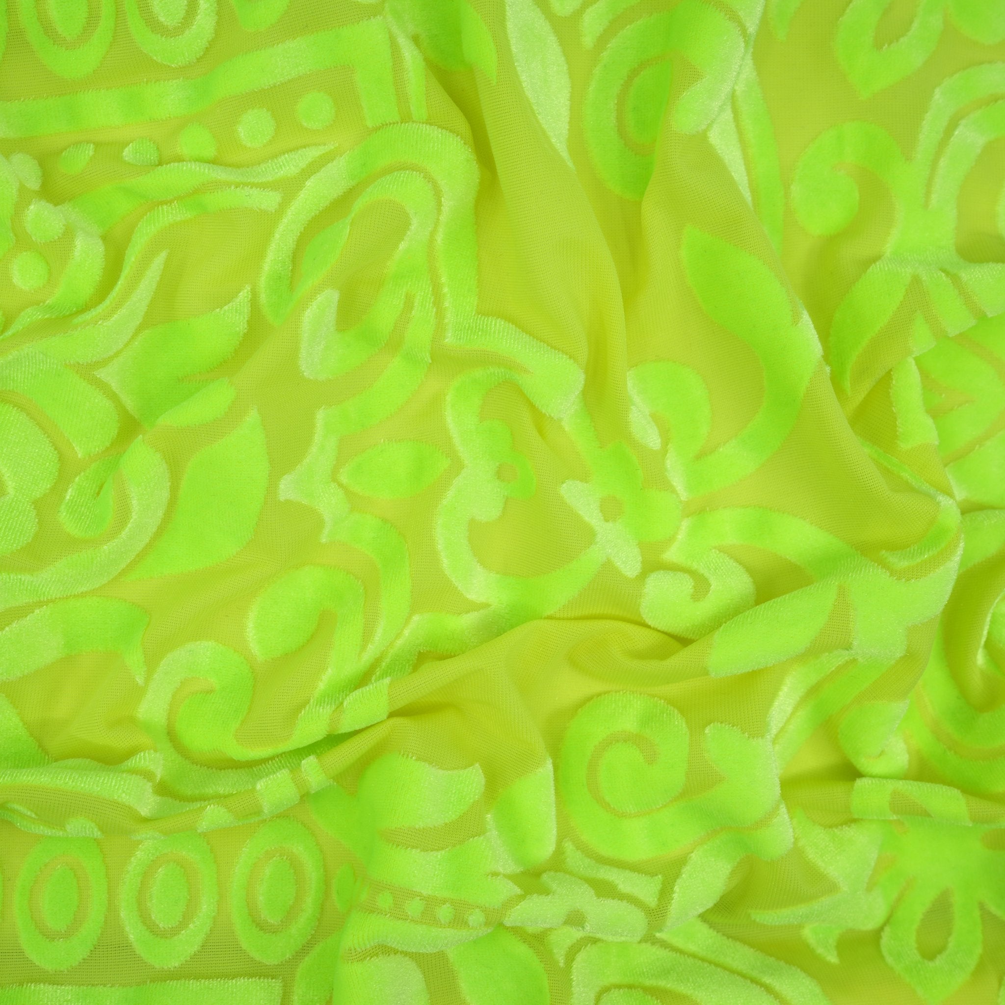 Ice Burnout Stretch Velvet Fabric | Blue Moon Fabrics