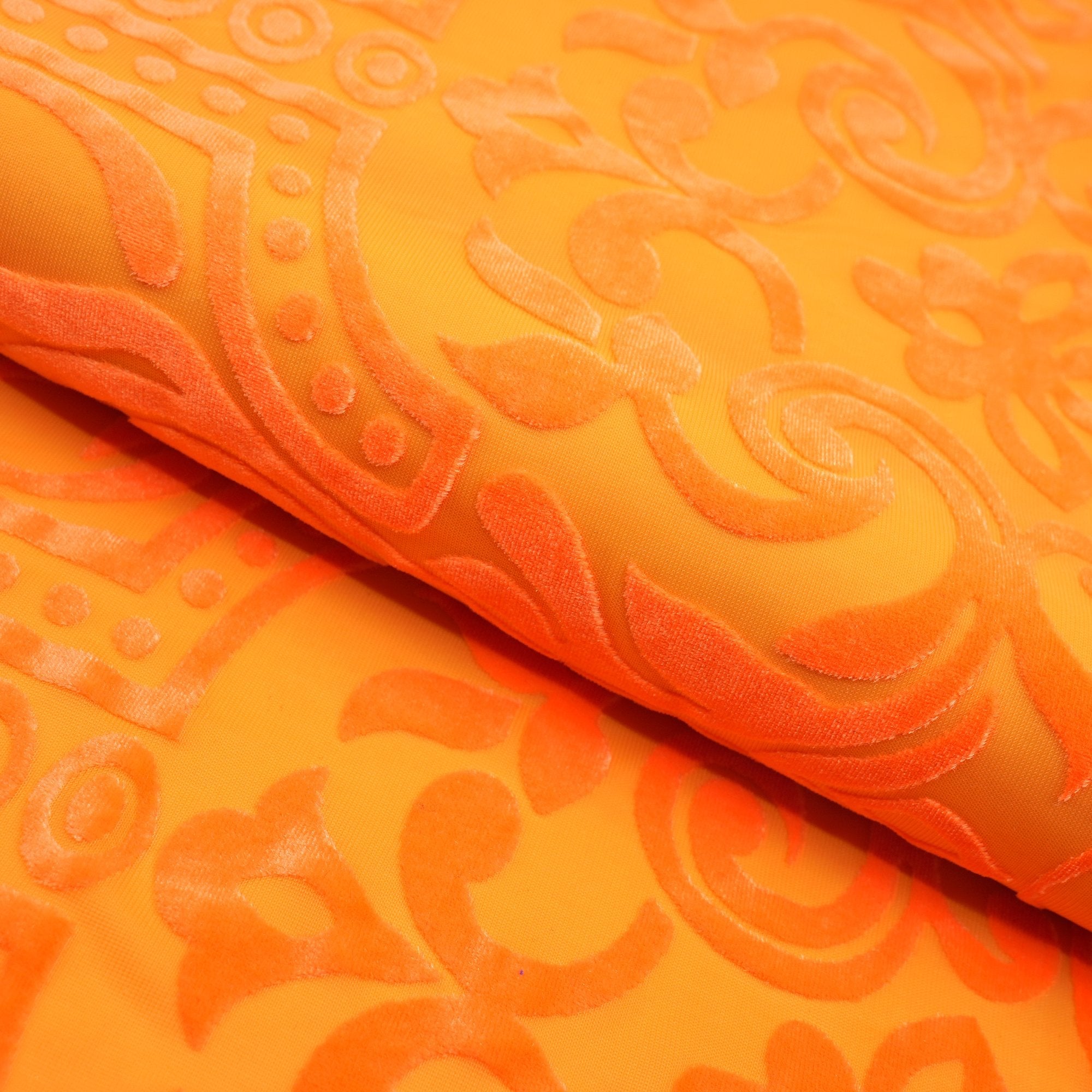 Ice Burnout Stretch Velvet Fabric | Blue Moon Fabrics