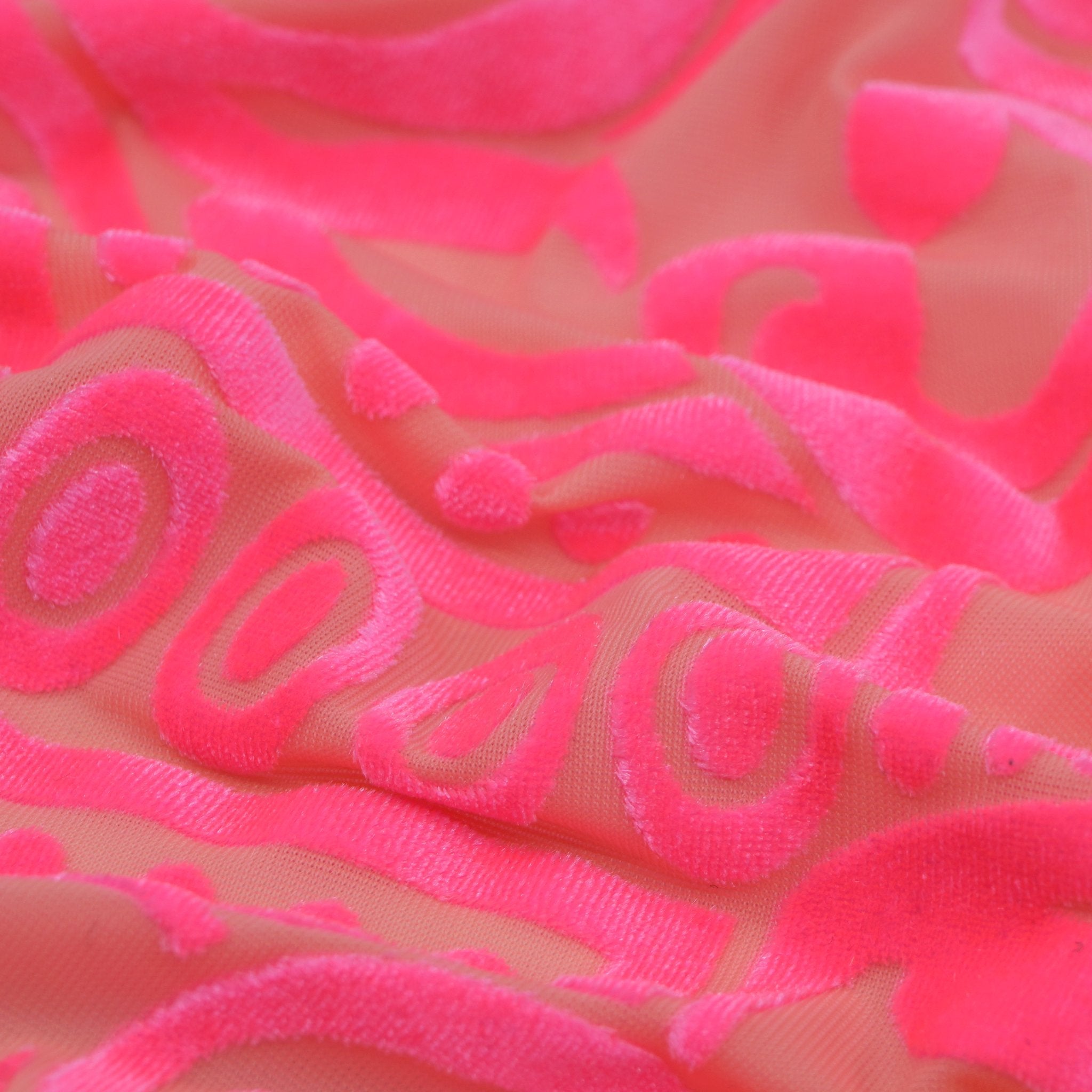 Ice Burnout Stretch Velvet Fabric | Blue Moon Fabrics