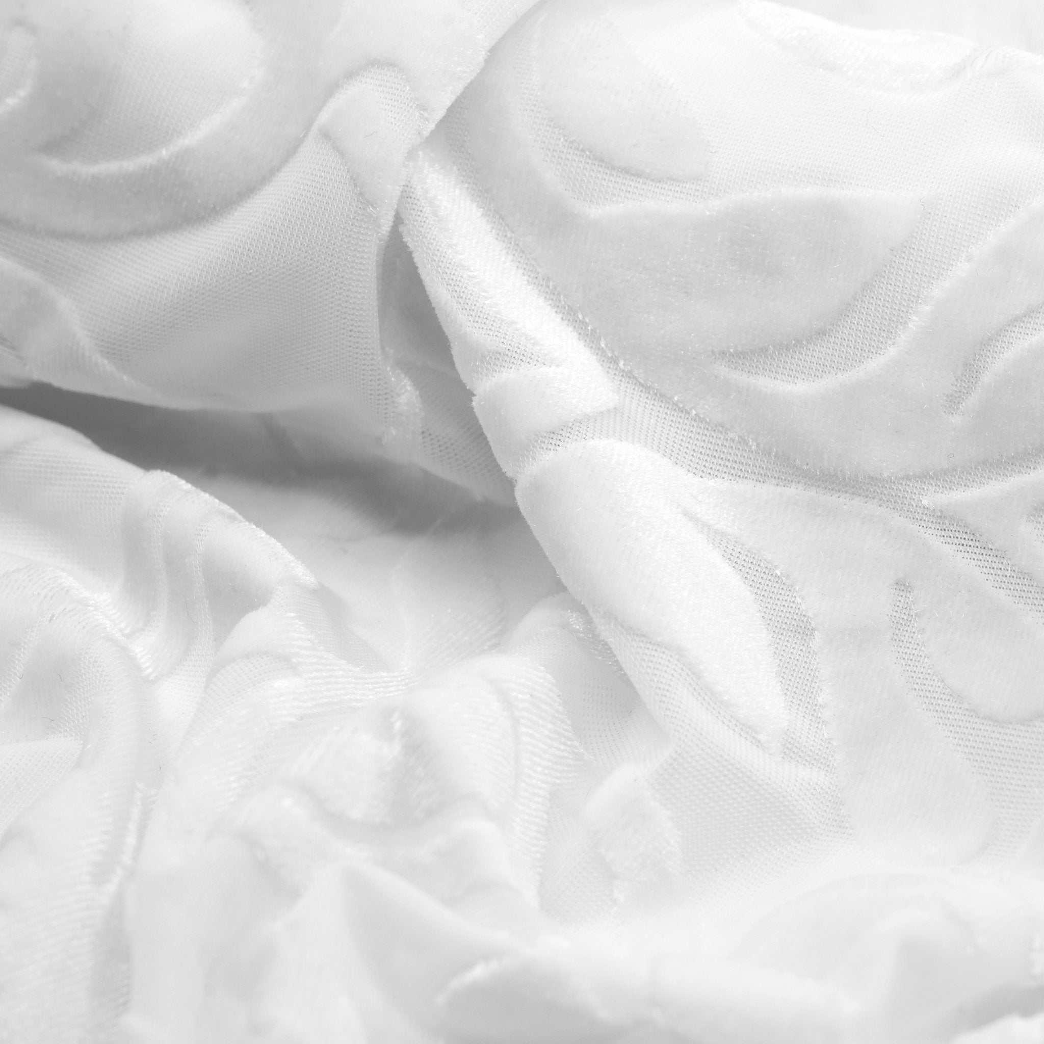 Ice Burnout Stretch Velvet Fabric | Blue Moon Fabrics