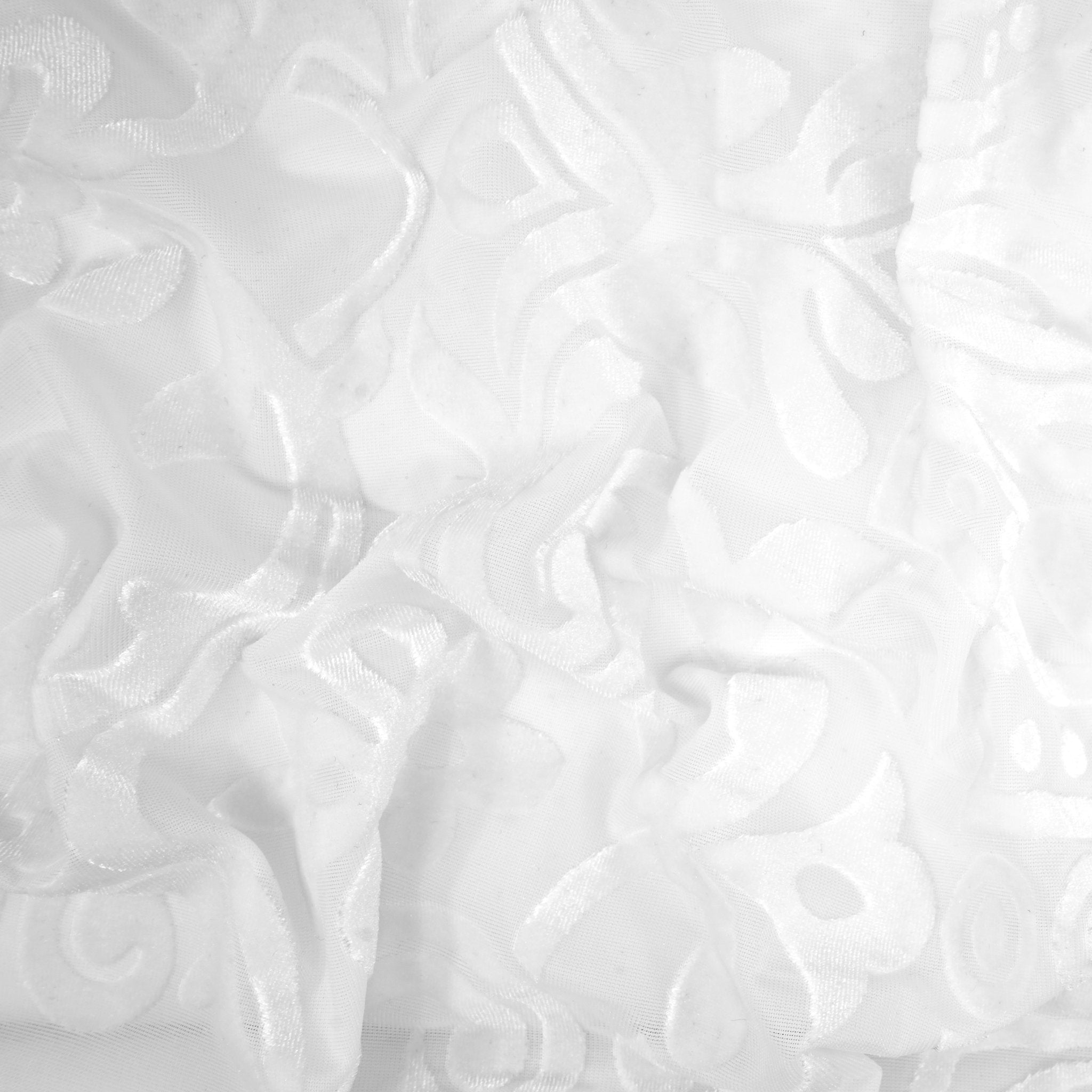 Ice Burnout Stretch Velvet Fabric | Blue Moon Fabrics