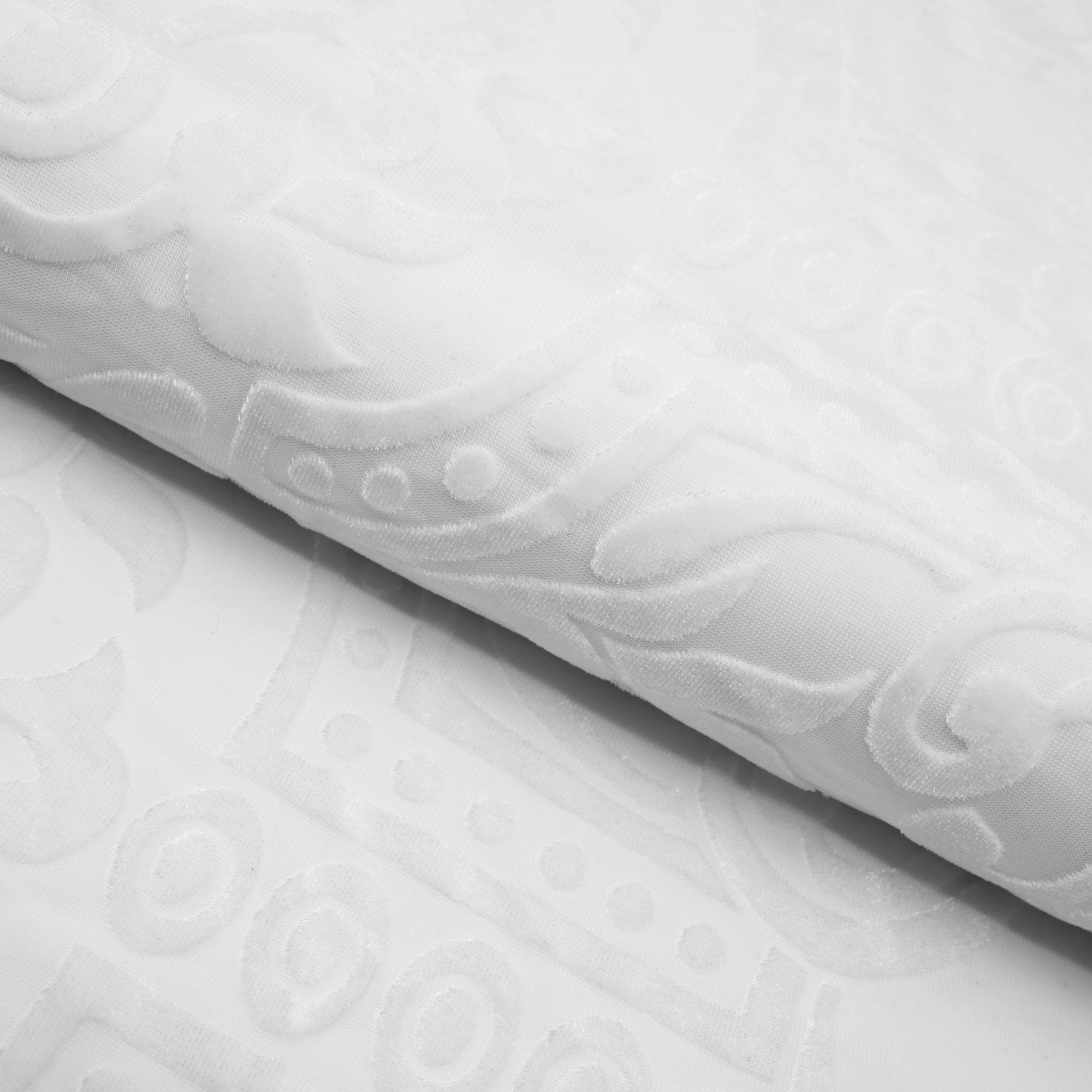 Ice Burnout Stretch Velvet Fabric | Blue Moon Fabrics