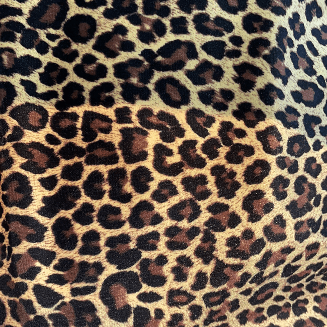 Safari Printed Stretch Velvet Fabric | Blue Moon Fabrics