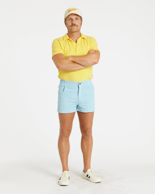 Men's Terry Polo (Yellow)