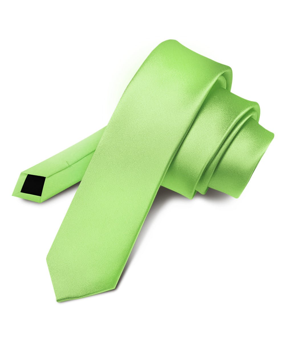 Vittorio Farina Men's Satin Skinny Necktie
