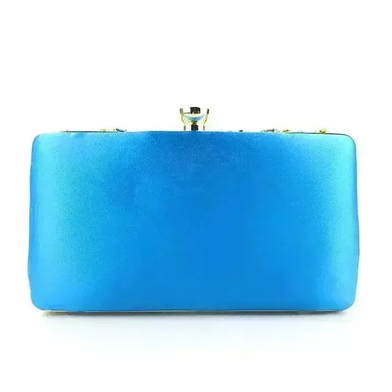 Diamond Rhinestone Clutch - Luxury Evening Minaudière | Femstylo