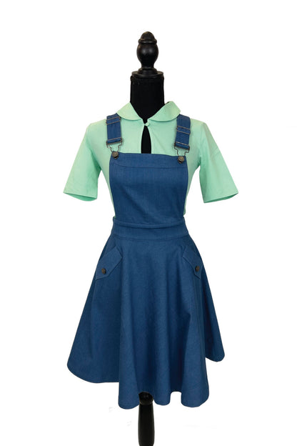 Vintage Style Denim Jumper