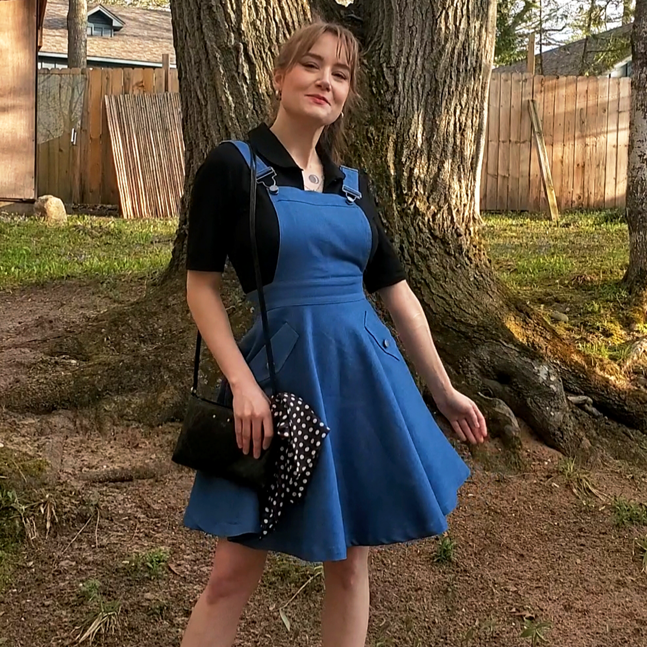 Vintage Style Denim Jumper