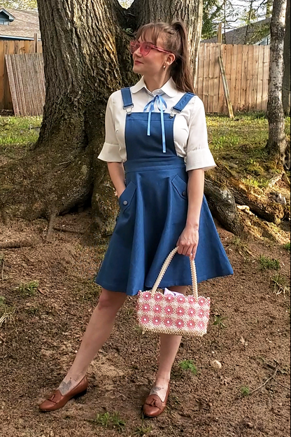 Vintage Style Denim Jumper