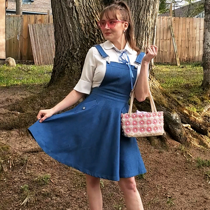 Vintage Style Denim Jumper